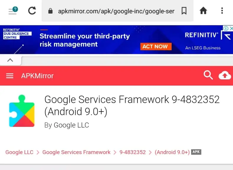 Google-service-framework
